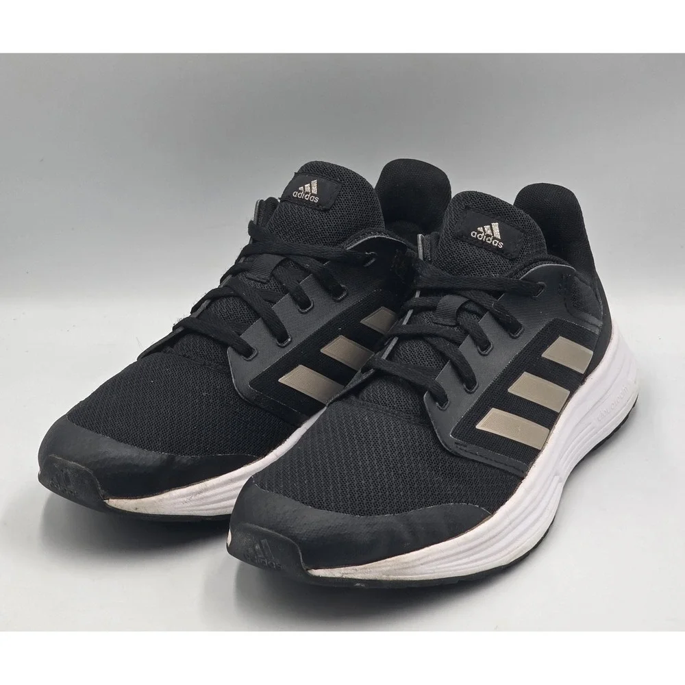 adidas Galaxy 5 Running Shoes GX4979 Black Champagne Women's 9.5